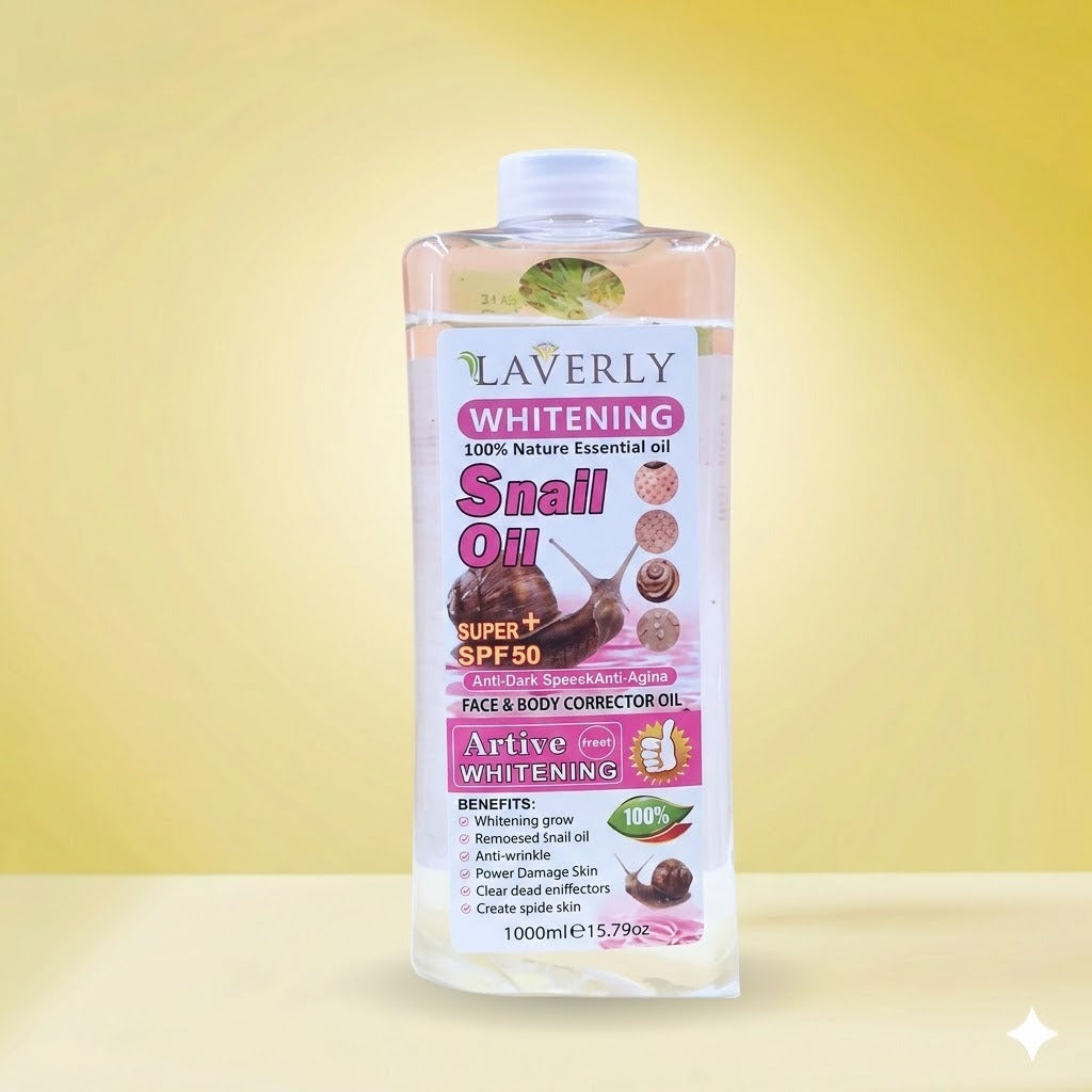 Laverly Snail Whitening Oil – 100% Natural